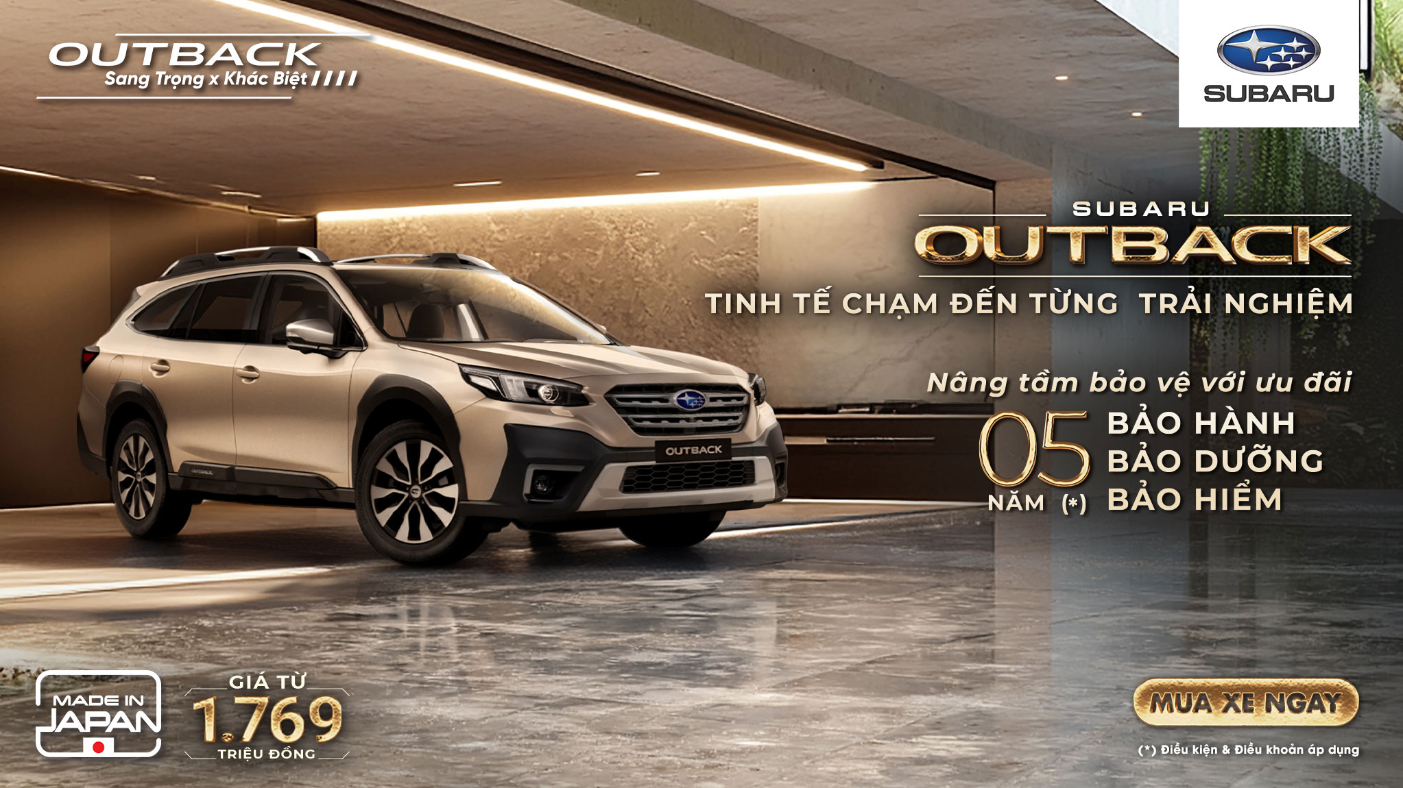 CHƯƠNG TR&Igrave;NH KHUYẾN MẠI TH&Aacute;NG 05/2026 D&Agrave;NH CHO XE SUBARU OUTBACK