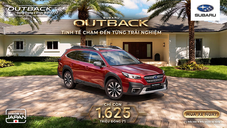 CHƯƠNG TRÌNH KHUYẾN MẠI THÁNG 05/2026 DÀNH CHO XE SUBARU OUTBACK CHƯƠNG TRÌNH KHUYẾN MẠI THÁNG 05/2026 DÀNH CHO XE SUBARU OUTBACK