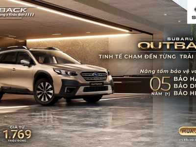 CHƯƠNG TRÌNH KHUYẾN MẠI THÁNG 05/2026 DÀNH CHO XE SUBARU OUTBACK​