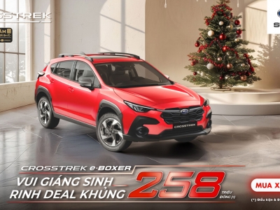 CHƯƠNG TRÌNH KHUYẾN MẠI THÁNG 12/2025 DÀNH CHO XE SUBARU CROSSTREK