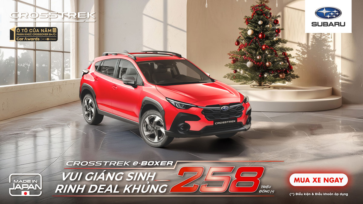CHƯƠNG TRÌNH KHUYẾN MẠI TRONG THÁNG DÀNH CHO XE SUBARU CROSSTREK CHƯƠNG TRÌNH KHUYẾN MẠI TRONG THÁNG DÀNH CHO XE SUBARU CROSSTREK