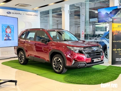 Subaru Forester 2026 ra mắt Việt Nam: Giá từ 1,299 tỉ đồng, nhập Nhật, nâng cấp ADAS